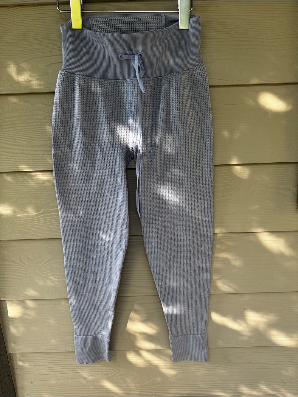 PINK Victoria's Secret Ribbed High-Waist Leggings - Light blue